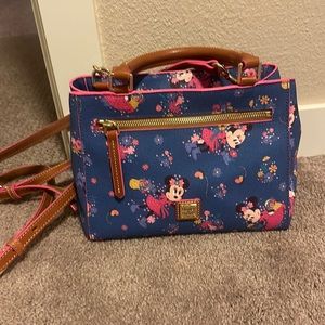 Disney minnie epcot flower festival dooney burke purse